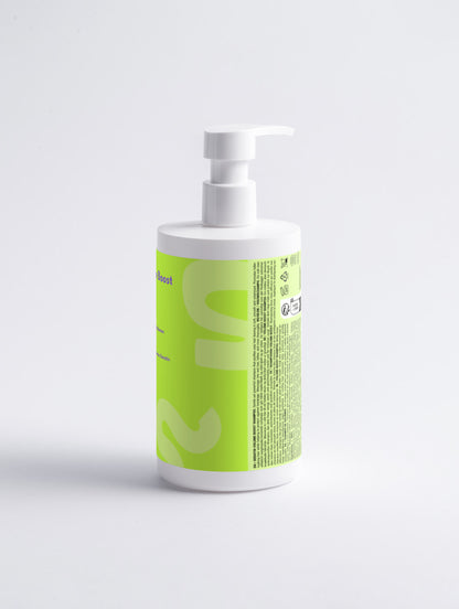 Keratin Volume Boost Shampoo – Rückseite mit Inhaltsstoffen